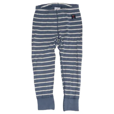 Caleçon long (Bleu, Blanc) de Polarn O. Pyret Coton