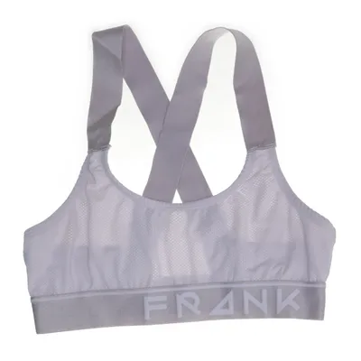 Sports bra (Gray) from Frank Dandy Elastane, Recycled polyester