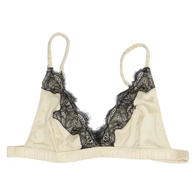 Bralette (Beige, Zwart) van Love Stories Gerecycled polyester