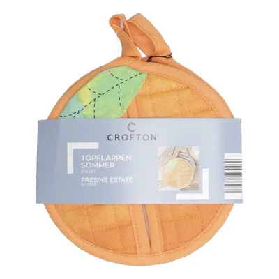 Potholder (Orange, Green, Multicolored) from Crofton Cotton, Polyester