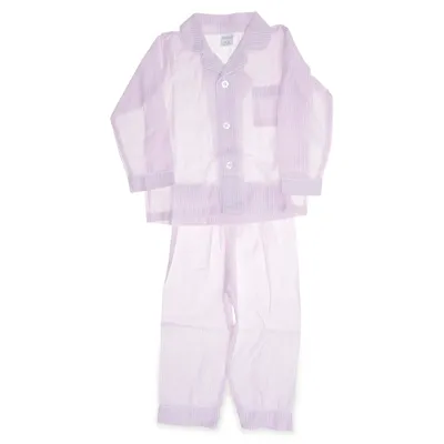 Pyjama (Wit, Roze) van Baby Base Katoen