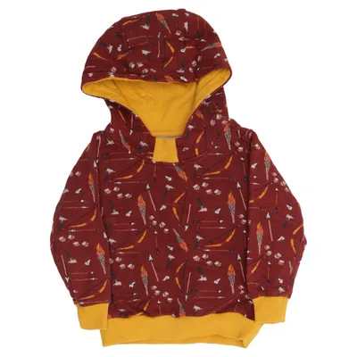 Capuchon sweater (Rood, Geel, Meerkleurig) van Jako-O Katoen