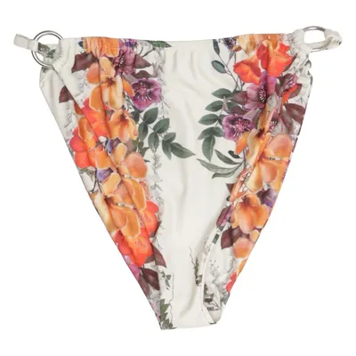 Bikini broekje (Wit, Meerkleurig) van PrettyLittleThing Elastaan, Polyester