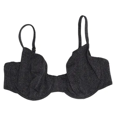 Bikini top (Black) from Lovable Elastane, Metallic fiber, Polyamide, Polyester
