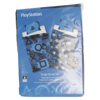 Parure de lit (Bleu, Noir) de Playstation Polyester
