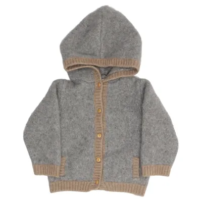 Cardigan (Grå, Beige) fra Les Lutins Kashmir