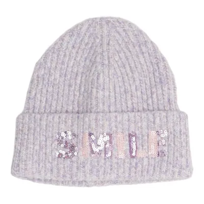Beanie (Lila, Wit) van Topolino Acryl, Metallvezel, Polyamide, Polyester, Wol