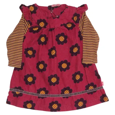 Robe (Violet, Multicolore) de Me Too Coton, Élasthane