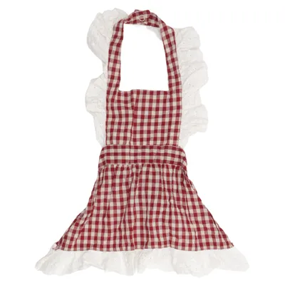 Apron (Red, White) from Newbie by KappAhl Cotton