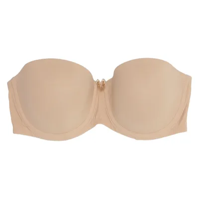 Bandeau bra (Beige) from After Eden Elastane, Polyamide