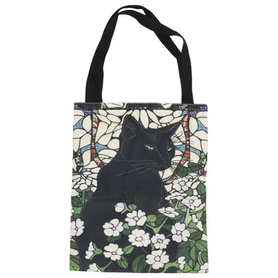 Canvas tas (Black Cat katze )