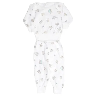 Pajamas (White, Multicolored) from My Baby Cotton