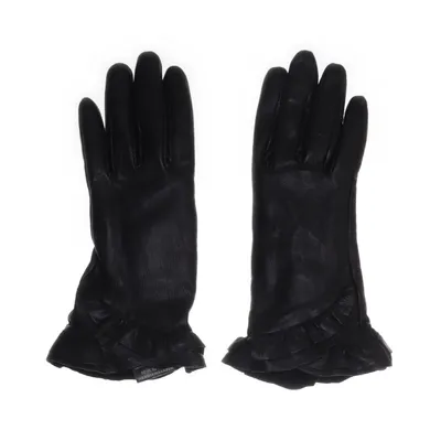 Gloves (Black) from Handskmakar'n Leather, Polyester