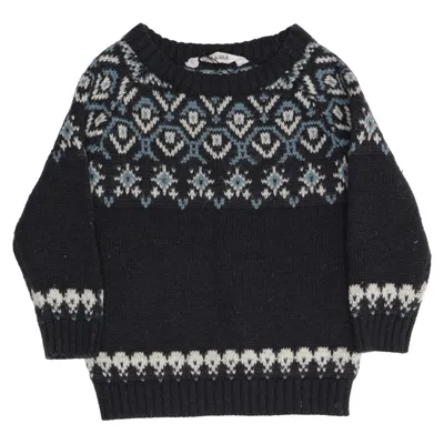 Sweater (Blue, White, Multicolored) from Luca & Lola Acrylic, Wool