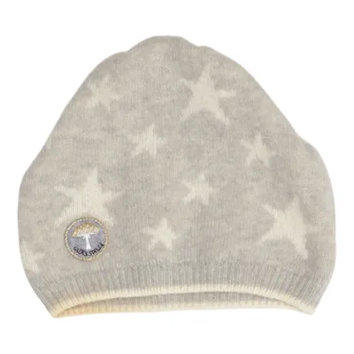 Beanie (Gray, White) from Adelheid Polyamide, Wool