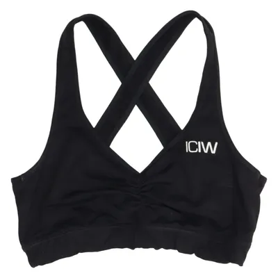 Sports bra (Black) from ICIW Elastane, Polyamide, Polyester
