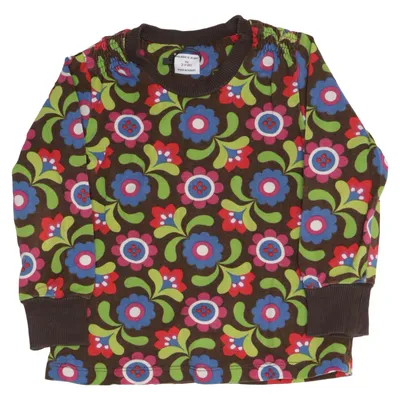 Lange mouwen shirt (Bruin, Meerkleurig) van Polarn O. Pyret Katoen