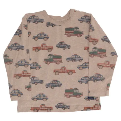 T-shirt à manches longues (Beige, Multicolore) de Hust and Claire Élasthane, Coton biologique