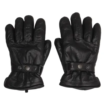 Leather gloves (Black) from Stadium Leather, Polyester