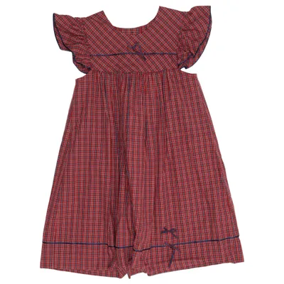 Dress (Red, Blue, White) from Lycks Cotton