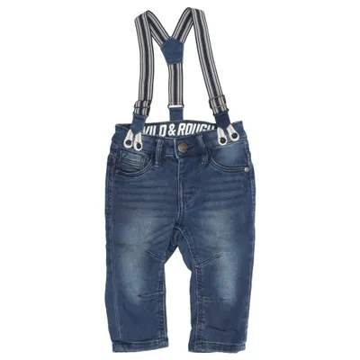 Spijkerbroek (Blauw) van Dopo Dopo Baby Katoen, Elastaan, Polyester