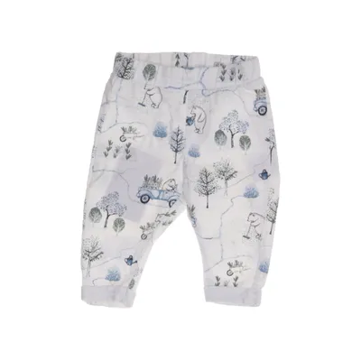 Byxor (Vit, Flerfärgad) från Newbie by KappAhl Bomull, Elastan