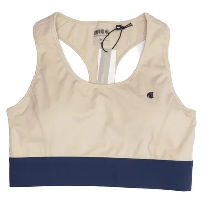 Sports bra (Beige, Blue) from Njie Elastane, Polyester