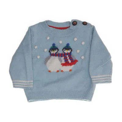 Jultröja (Blå, Flerfärgad) från Baby Boden Bomull, Polyamid, Ull