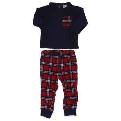 Pyjamas (Blå, Röd, Vit) från H&M Bomull