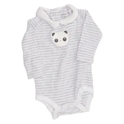 Body (Gray, White) from Obaïbi Cotton, Elastane, Viscose