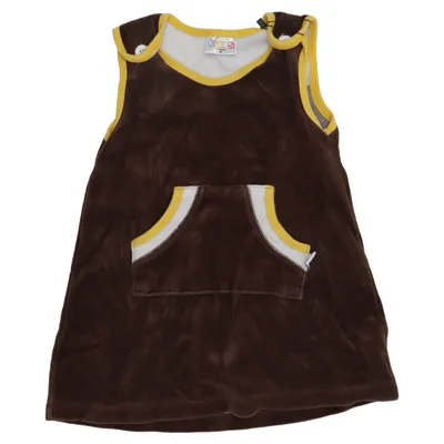 Dress (Brown, Yellow, White) from Kaxs by KappAhl Cotton, Polyester