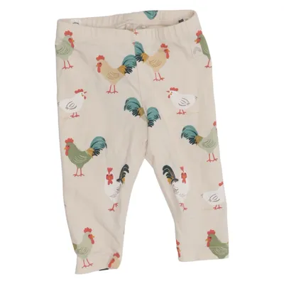 Leggings (Beige, Flerfärgad) från Lindex Baby Bomull, Elastan