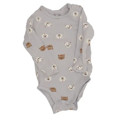 Body (Gray) from Lindex Baby Cotton, Elastane