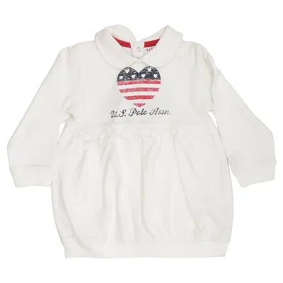 Klänning (Vit) från U.S. Polo Assn. Bomull