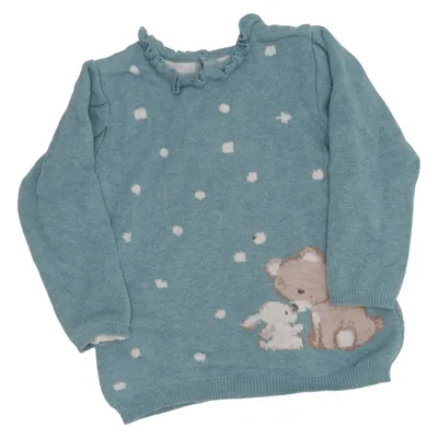 Sweater (Blue, Multicolored) from Mayoral Newborn Cotton