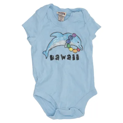 Body (Blå, Flerfärgad) från Hawaii Bomull