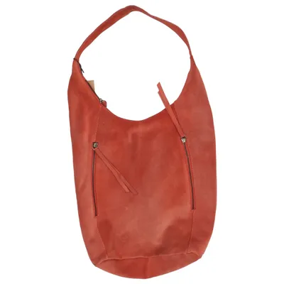 Shoulder-bag (Red) from Ilse Jacobsen Suede