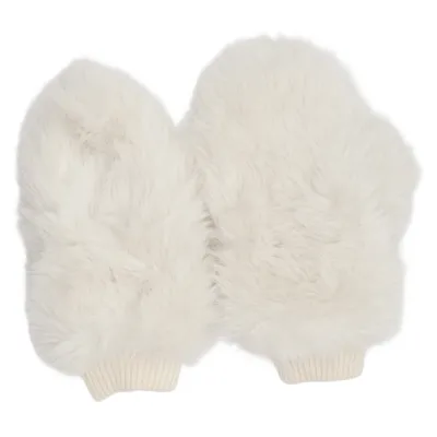 Mittens (White) from H&M Polyester