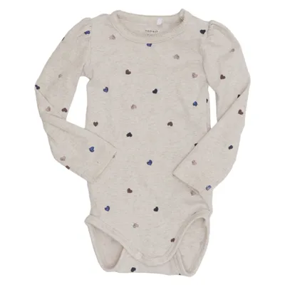 Body (Beige, Multicolored) from Name It Elastane, Organic cotton