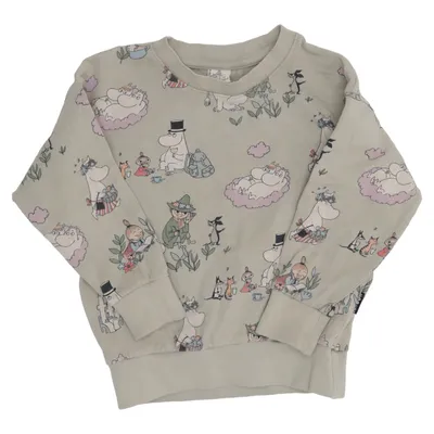 Sweatshirt (Green, Multicolored) from Moomin by Lindex Cotton