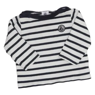 Langarmshirt (Blau, Weiß) von Petit Bateau Baumwolle