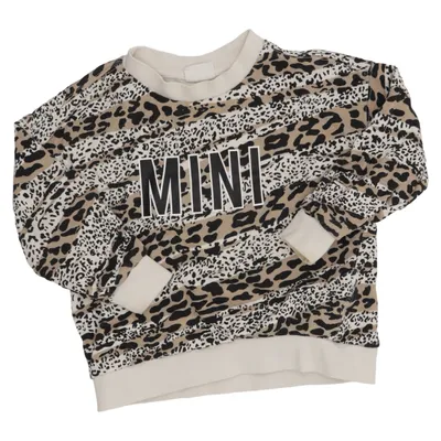 Sweatshirt (Beige, Noir, Blanc) de Mini Gina Tricot Coton