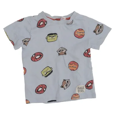 T-shirt (Blauw, Meerkleurig) van H&M x Marvel Katoen