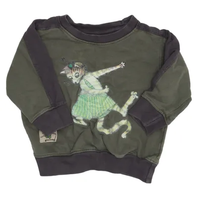 Sweatshirt (Groen, Grijs) van Pettson och Findus Katoen