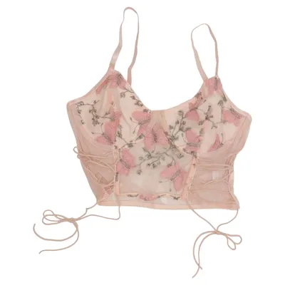 Bustier (Roze, Meerkleurig) Elastaan, Polyester