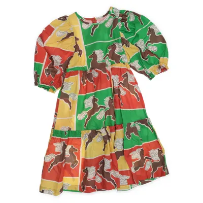 Dress (Green, Multicolored) from Mini Rodini Organic cotton