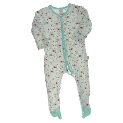 Rompers (White, Multicolored) from Pusblu Cotton