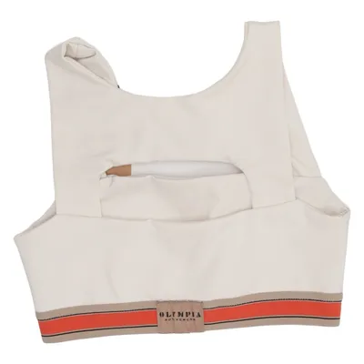 Sports-BH (Beige, Rød) fra Olympia Elastan, Polyamid, Polyester