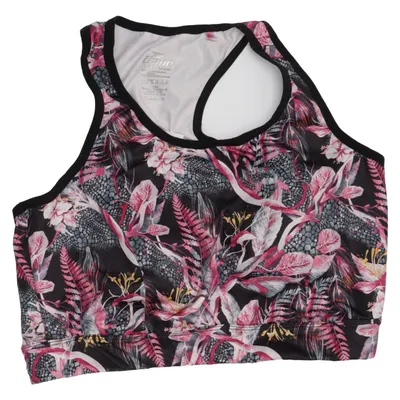 Sport-BH (Svart, Flerfärgad) från Crane Elastan, Polyester