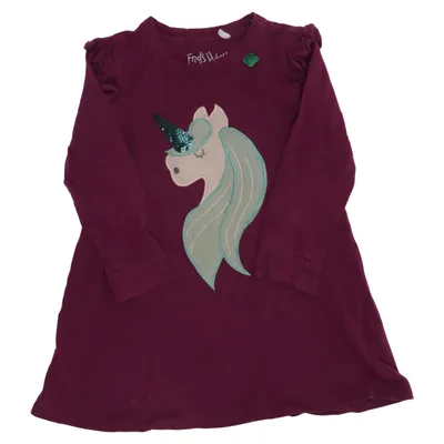 T-shirt à manches longues (Violet) de Fred's World by Green Cotton Élasthane, Coton biologique